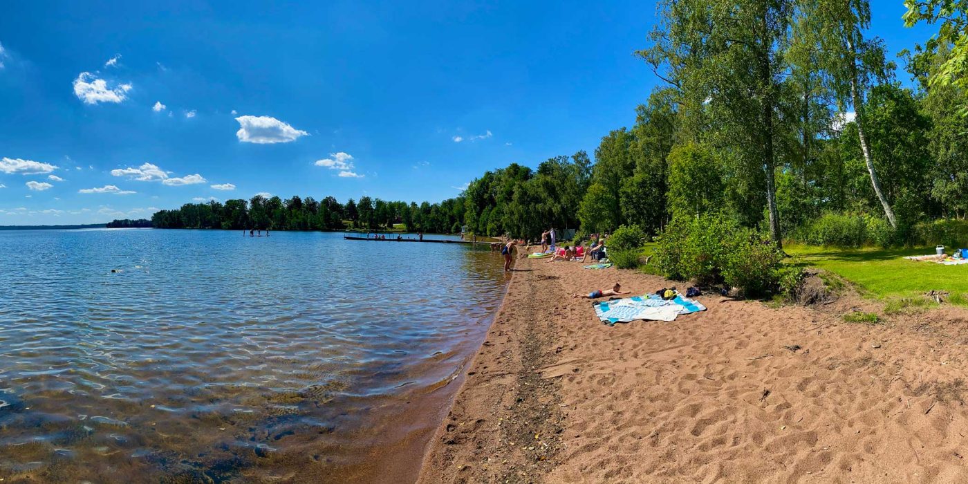 Stranden vid Mycklaflon