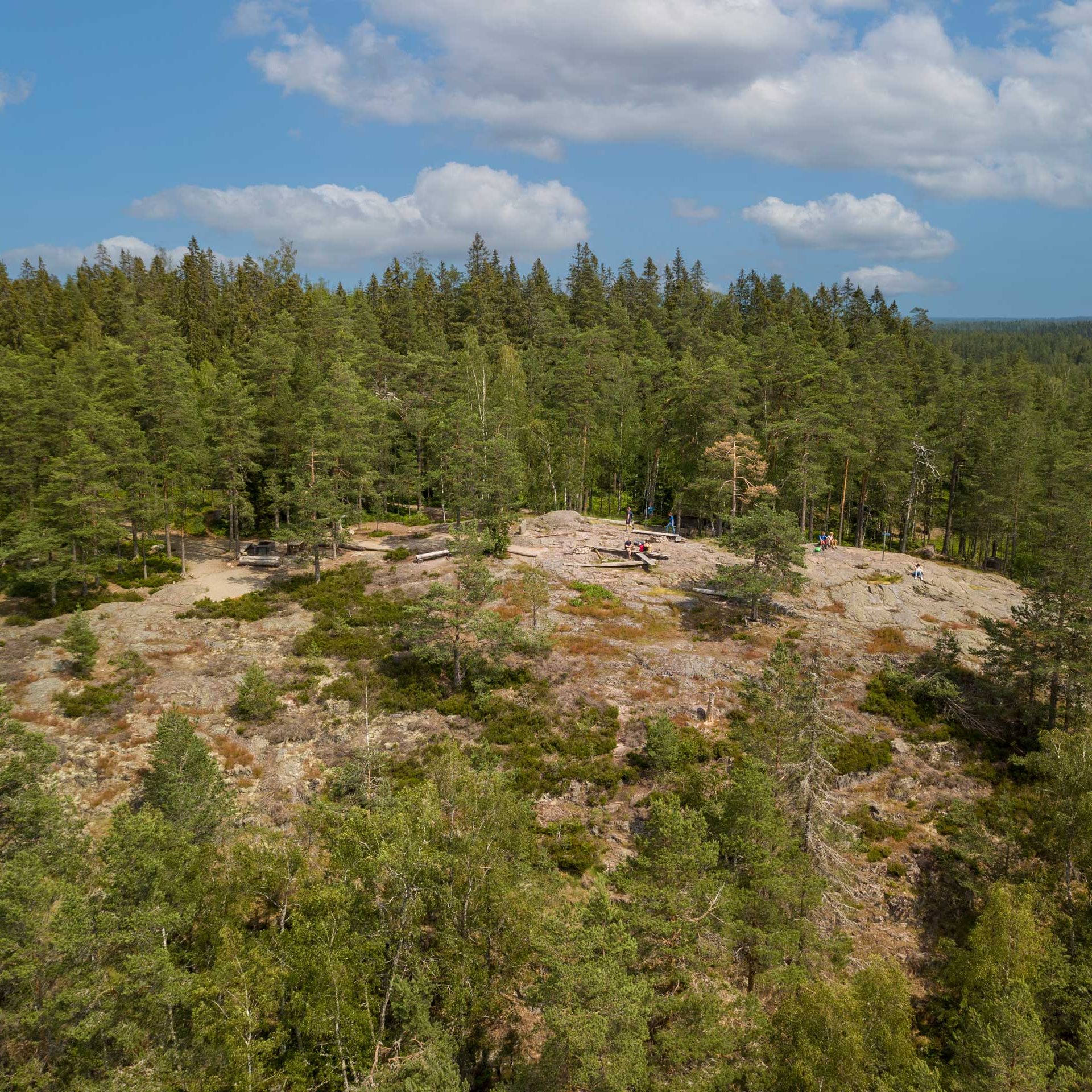 Skuruhatt sett från ovan